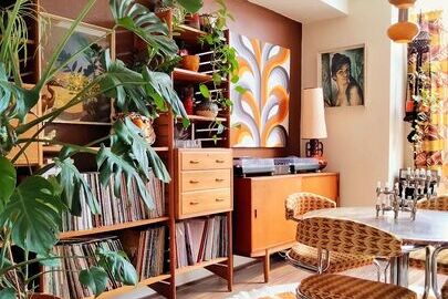 Décoration colorée retro artisanale elementti